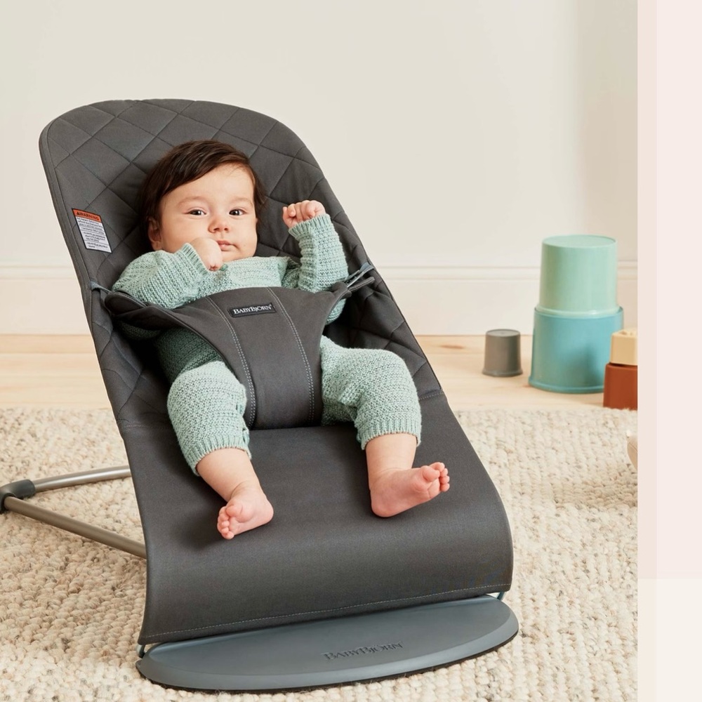 BabyBjörn Charcoal Baby Bouncer